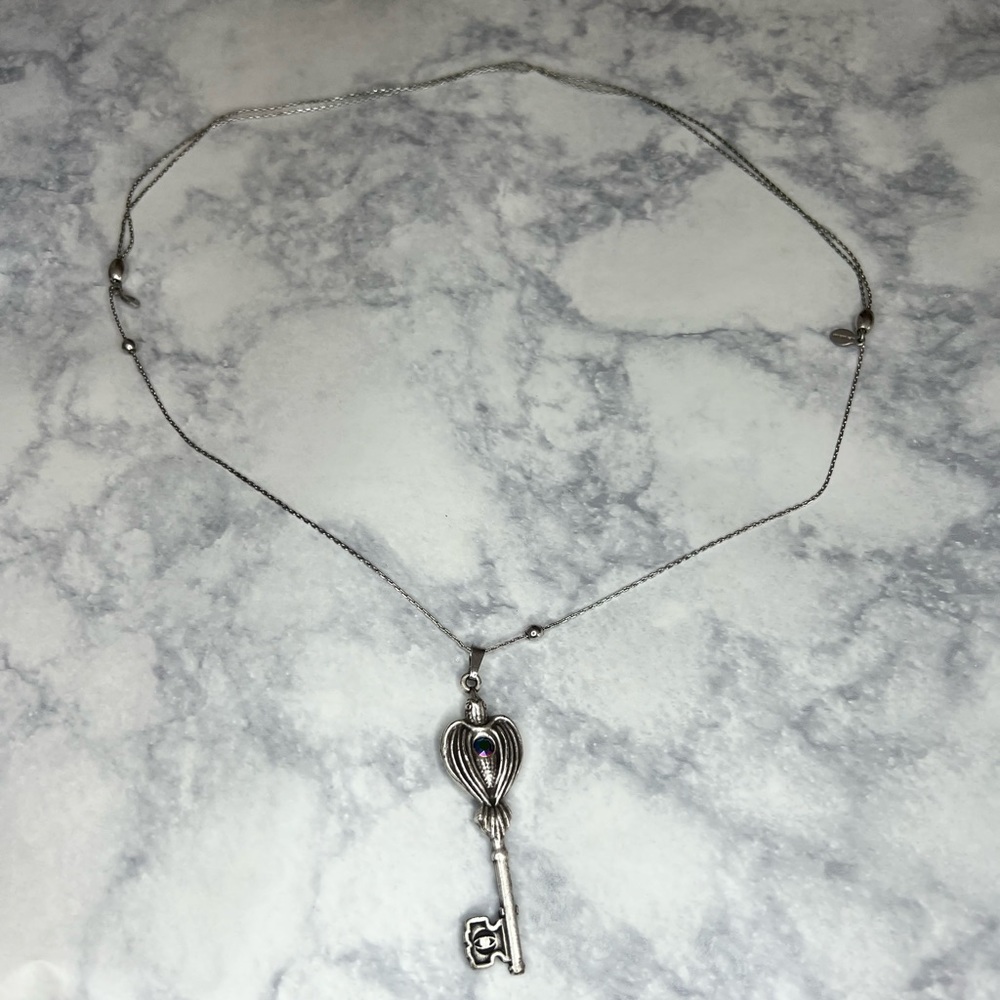Alex and ani angel key expandable necklace
